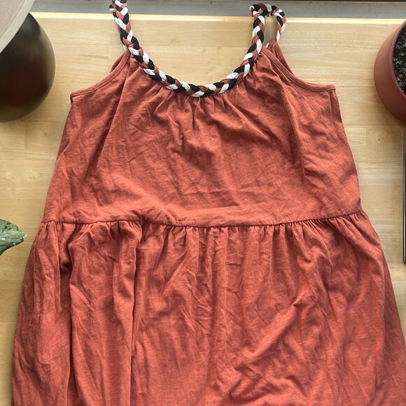 NWT Marine Layer Braided Strap Maxi Dress Baked Clay XL - Picture 3 of 4